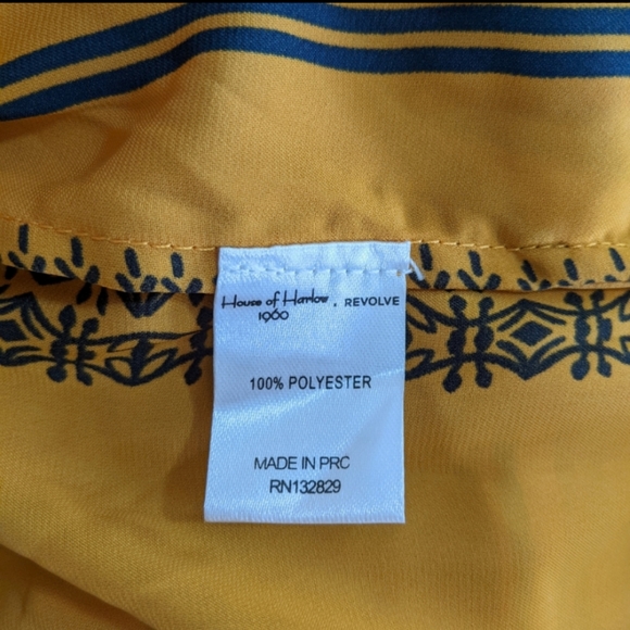 HOUSE OF HARLOW 1960 X REVOLVE 2 SET Joni Pants & Jane Blouse Inca Tribal Print - Picture 13 of 15